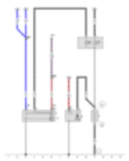 Wiring Diagram  VW GOLF SPORTSVAN 2015 - Battery - Starter - Alternator - Voltage regulator