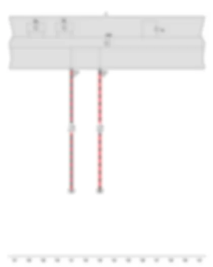 Wiring Diagram  VW GOLF SPORTSVAN 2015 - Rev. counter - Speedometer - Control unit in dash panel insert - Dash panel insert - Alternator warning lamp