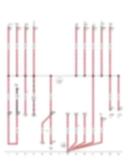 Wiring Diagram  VW GOLF SPORTSVAN 2015 - Earth connection 1 - in main wiring harness
