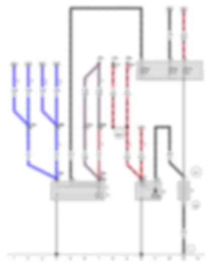 Wiring Diagram  VW GOLF SPORTSVAN 2015 - Battery - Starter - Alternator - Voltage regulator