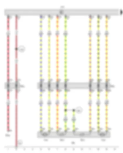 Wiring Diagram  VW GOLF SPORTSVAN 2015 - Massage control unit - Lumbar support for driver seat