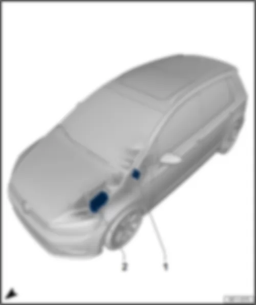 VW GOLF SPORTSVAN 2015 Overview of fuse holder