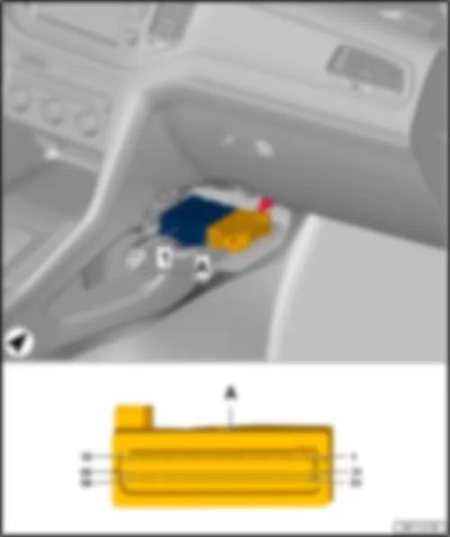VW GOLF SPORTSVAN 2017 Airbag control unit J234