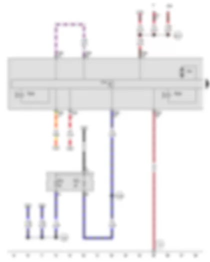 Wiring Diagram  VW GOLF VARIANT 2008 - ABS control unit