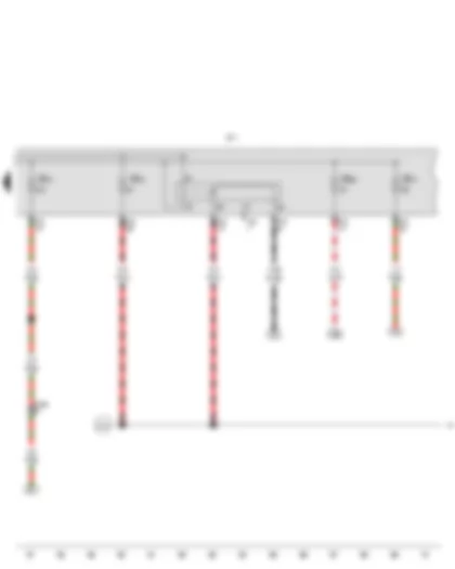 Wiring Diagram  VW GOLF VARIANT 2009 - Main relay