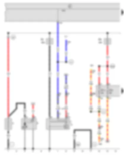 Wiring Diagram VW GOLF VARIANT 2009 - Battery - Starter - Alternator - Onboard supply control unit - Fuse 1 in fuse holder A - Fuse 5 in fuse holder A Wiring Diagram VW GOLF VARIANT 2009 - Battery - Starter - Alternator - Onboard supply control unit - Fuse 1 in fuse holder A - Fuse 5 in fuse holder A