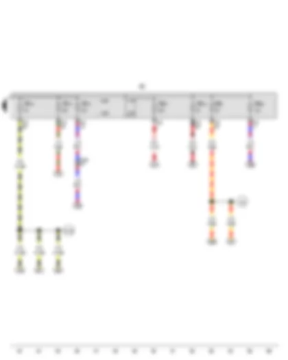 Wiring Diagram  VW GOLF VARIANT 2009 - Fuse holder B