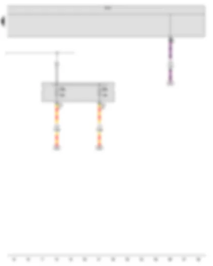 Wiring Diagram  VW GOLF VARIANT 2009 - Onboard supply control unit