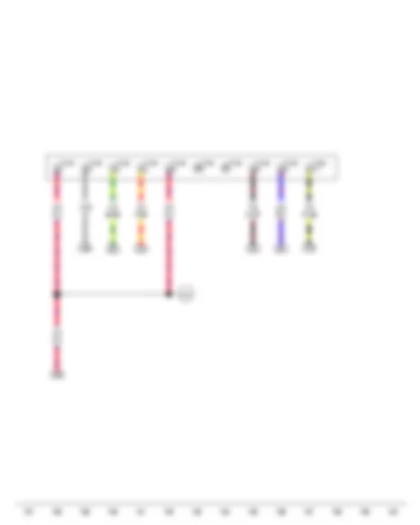 Wiring Diagram  VW GOLF VARIANT 2009 - 10-pin connector