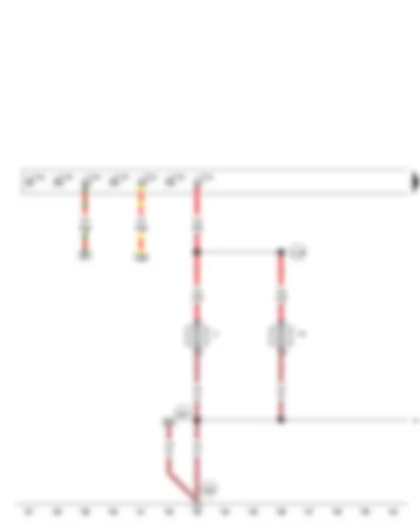 Wiring Diagram  VW GOLF VARIANT 2009 - Electric socket - Two-way radio socket