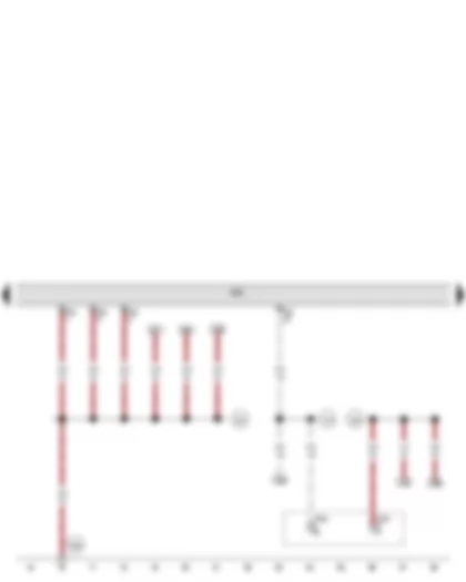 Wiring Diagram  VW GOLF VARIANT 2009 - Special vehicle control unit