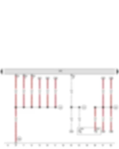 Wiring Diagram  VW GOLF VARIANT 2009 - Special vehicle control unit