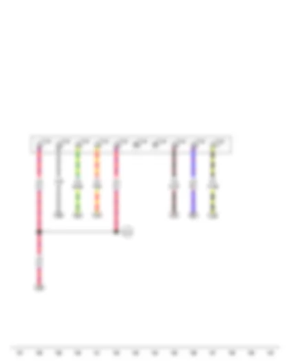 Wiring Diagram  VW GOLF VARIANT 2009 - 10-pin connector