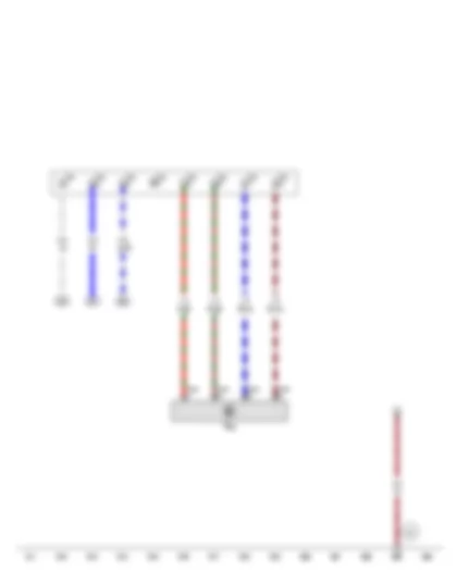 Wiring Diagram  VW GOLF VARIANT 2009 - Loudspeaker for special signals