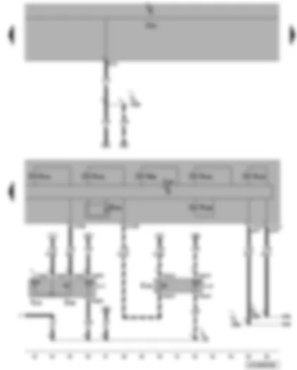 Wiring Diagram  VW GOLF VARIANT 2010 - TCS and ESP button - tyre pressure monitor display button - brake pressure sender 1 - ABS control unit