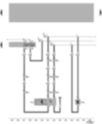 Wiring Diagram  VW GOLF VARIANT 2000 - Rear window wiper motor - windscreen and rear window washer pump