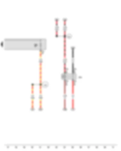 Wiring Diagram  VW GOLF VARIANT 2010 - Terminal 50 voltage supply relay