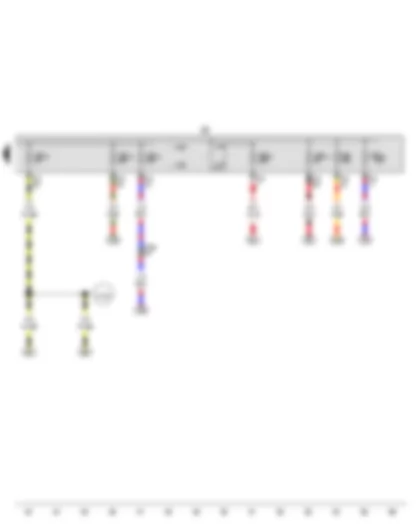 Wiring Diagram  VW GOLF VARIANT 2011 - Fuse holder B