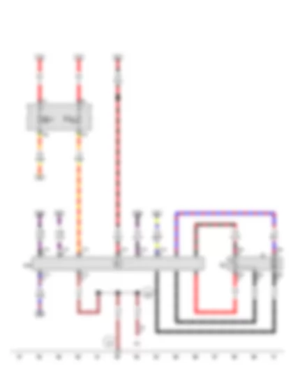 Wiring Diagram  VW GOLF VARIANT 2014 - Fuel gauge sender - Fuel system pressurisation pump - Fuel pump control unit