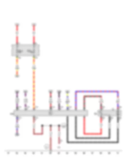 Wiring Diagram  VW GOLF VARIANT 2010 - Fuel gauge sender - Fuel system pressurisation pump - Fuel pump control unit