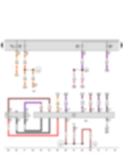 Wiring Diagram  VW GOLF VARIANT 2011 - Fuel gauge sender - Fuel system pressurisation pump