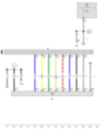 Wiring Diagram  VW GOLF VARIANT 2012 - Radio