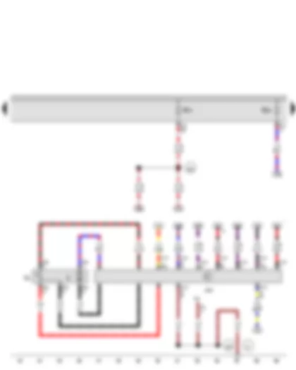 Wiring Diagram  VW GOLF VARIANT 2012 - Fuel gauge sender - Fuel system pressurisation pump