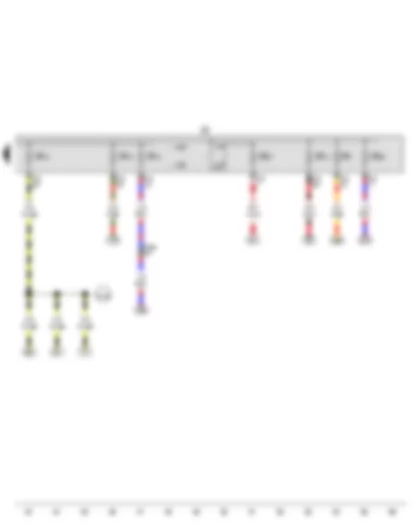 Wiring Diagram  VW GOLF VARIANT 2012 - Fuse holder B