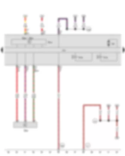 Wiring Diagram  VW GOLF VARIANT 2011 - Vacuum sender - ABS control unit