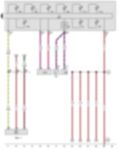 Wiring Diagram  VW GOLF VARIANT 2013 - Dash panel insert