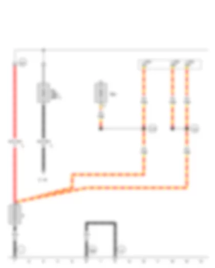 Wiring Diagram  VW GOLF VARIANT 2014 - Battery
