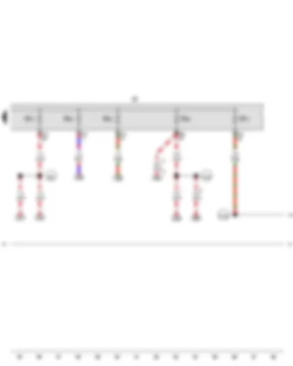 Wiring Diagram  VW GOLF VARIANT 2014 - Fuse holder B