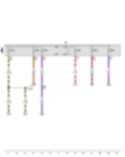 Wiring Diagram  VW GOLF VARIANT 2010 - Fuse holder B