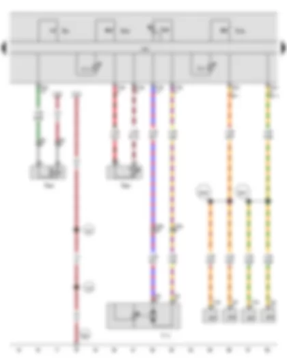 Wiring Diagram  VW GOLF VARIANT 2014 - Air conditioning system control unit - Air conditioner compressor regulating valve