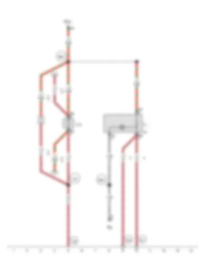 Wiring Diagram  VW GOLF VARIANT 2014 - Switch and instrument illumination regulator - Cigarette lighter - 12 V socket - 12 V socket 2