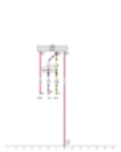 Wiring Diagram  VW GOLF VARIANT 2014 - DC/AC converter with socket - 12 V - 230 V