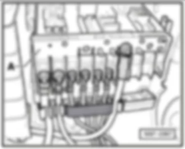 VW GOLF VARIANT 2007 Overview of fuses