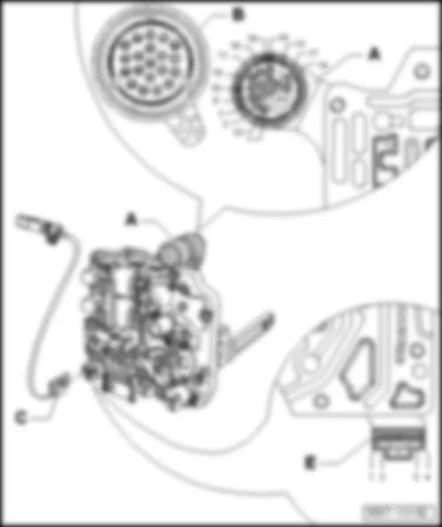 VW GOLF VARIANT 2014 Dual clutch gearbox 02E (DSG)