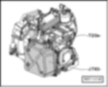 VW GOLF VARIANT 2013 Dual clutch gearbox 02E (DSG)