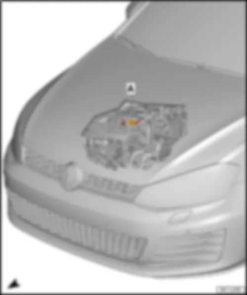 VW GOLF VARIANT 2016 Coupling point on left in engine compartment TML