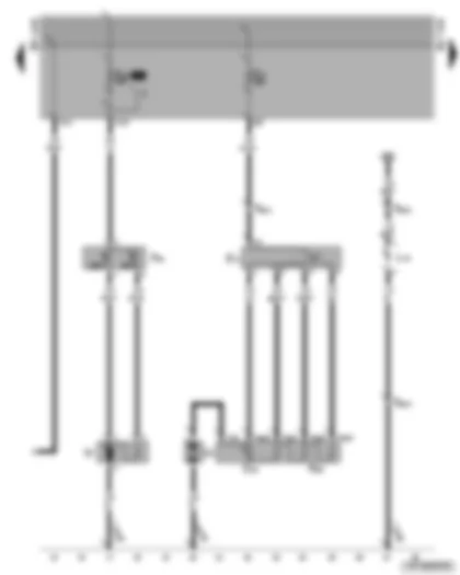 Wiring Diagram  VW GOLF 1995 - Radiator fan - fresh air blower