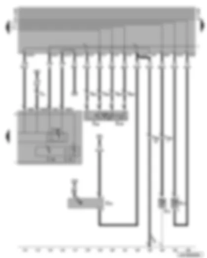 Wiring Diagram  VW GOLF 1992 - Dash panel insert - multifunction display - speedometer sender - ambient temperature sensor - oil temperature sender