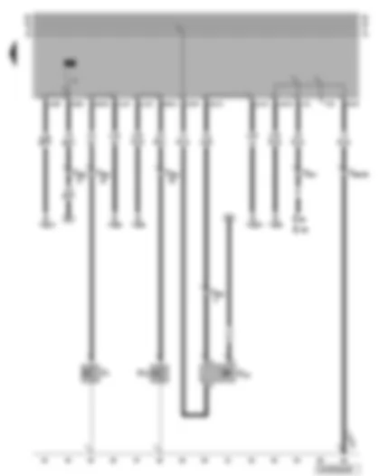 Wiring Diagram  VW GOLF 1994 - Speedometer sender - oil pressure switch