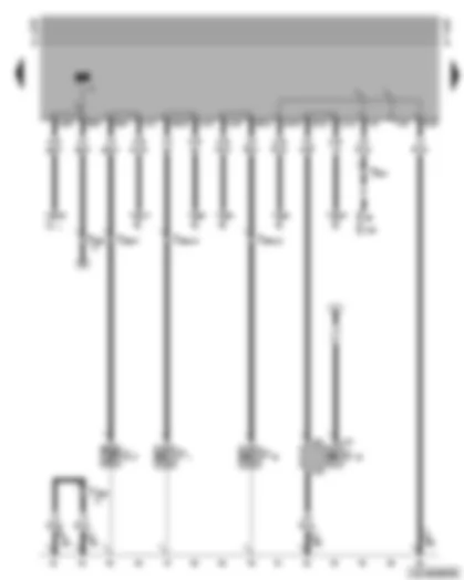 Wiring Diagram  VW GOLF 2000 - Oil pressure switch - speedometer sender