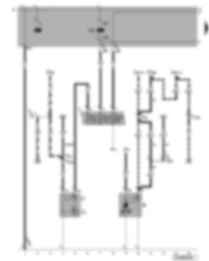 Wiring Diagram  VW GOLF 1998 - Alternator - starter