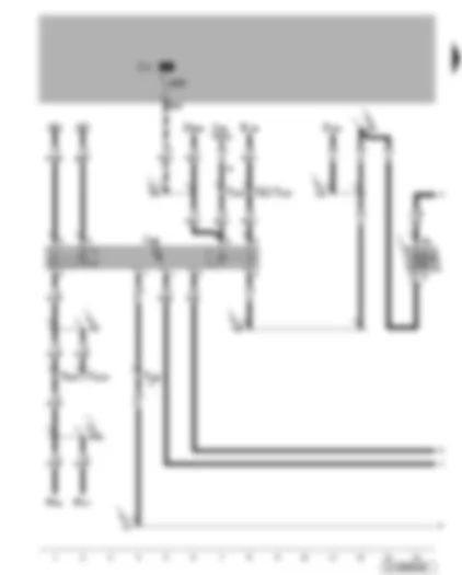 Wiring Diagram  VW GOLF 2006 - Starter inhibitor and reversing light relay