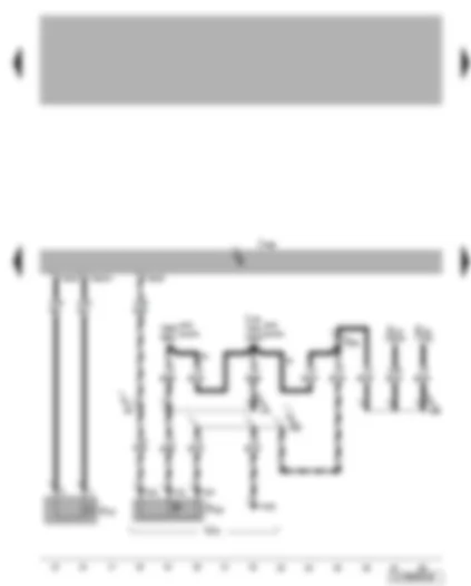 Wiring Diagram  VW GOLF 2006 - Parking aid control unit - parking aid warning buzzer