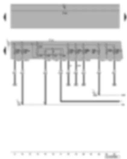 Wiring Diagram  VW GOLF 2005 - Terminal 30 voltage supply relay