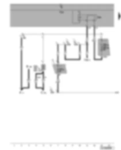 Wiring Diagram  VW GOLF 2006 - Terminal 15 voltage supply relay 2 - fuses