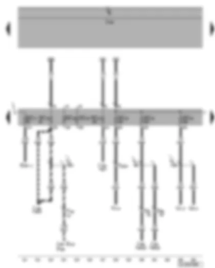 Wiring Diagram  VW GOLF 2004 - Fuses SC17 - SC18 - SC19 - SC20 - SC21 - SC22 - SC23 - SC24